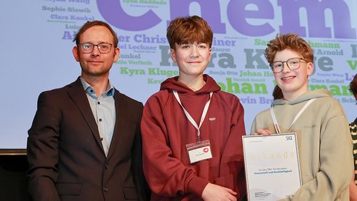 Auszeichnung "Jugend forscht" SKZ Sonderpreis