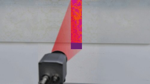 Mit der Thermografie ist die schnelle und flächige Darstellung von Unreinheiten im Material einfach möglich