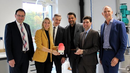 Besichtigung des Dispergier-Technikums am Europäischen Zentrum für Dispersionstechnologien (EZD)