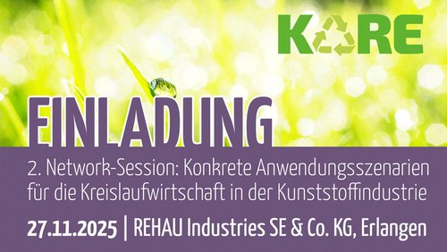 KARE lädt zur zweiten Network-Session am 27. November 2025 bei REHAU in Erlangen ein. 