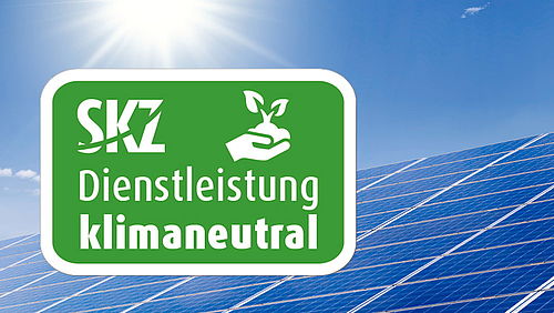 SKZ Dienstleistungen sind klimaneutral