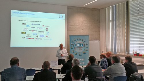 Vortragssituation mit Zuhörern