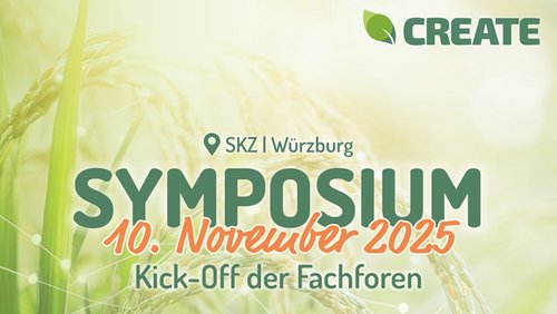 CREATE lädt zum 1. Symposium am 10. November 2025 ein