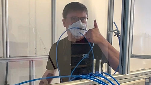 Prüfung von Schutzmasken