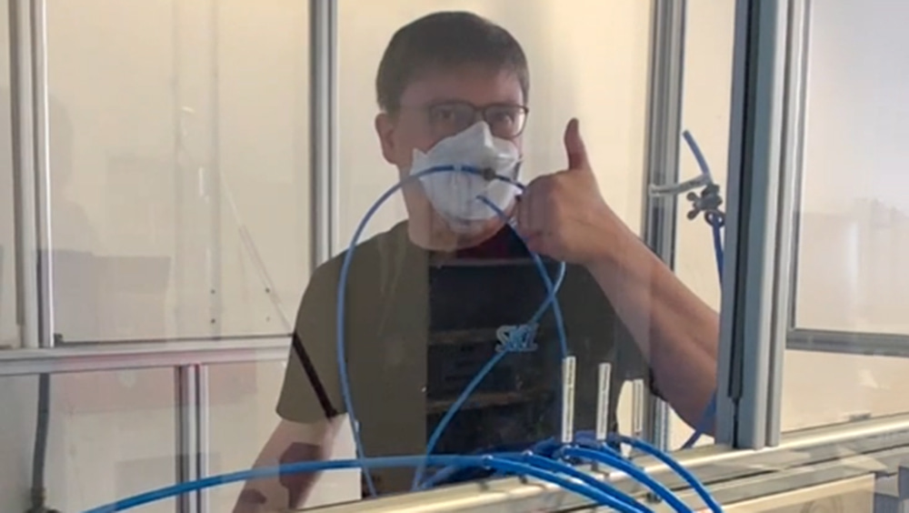 Prüfung von Schutzmasken