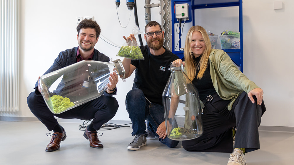 Zick-Zack-Windsichter der Firma Hosokawa Alpine 